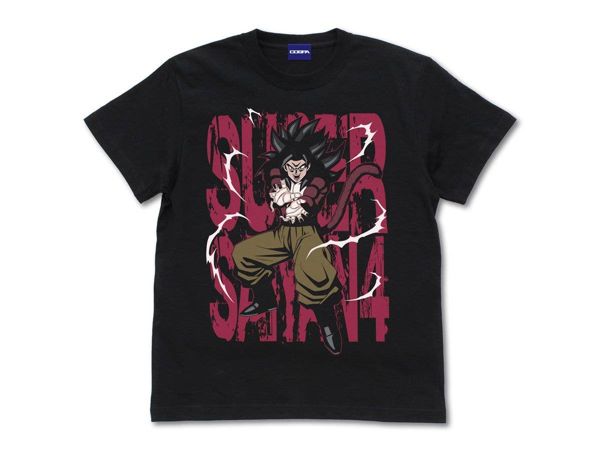 Dragon Ball Gt: Super Saiyan 4 Son Goku T-Shirt / Black-L