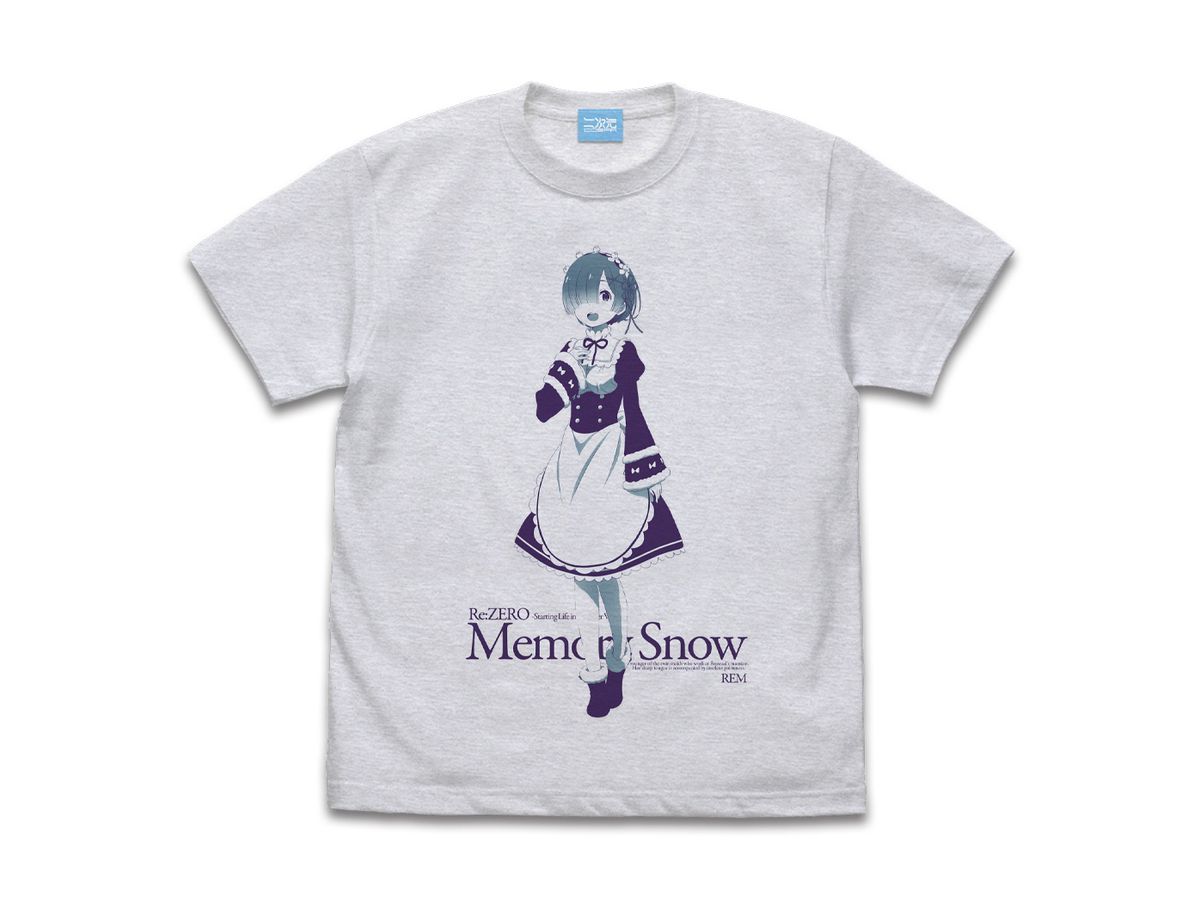 Re: Zero Starting Life in Another World: Rem T-shirt Memory Snow Ver. ASH M