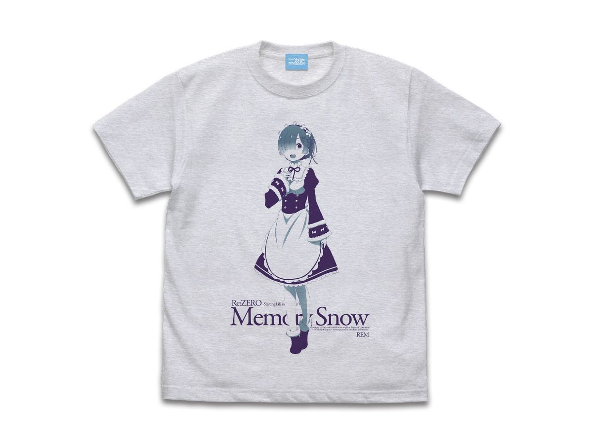 Re: Zero Starting Life in Another World: Rem T-shirt Memory Snow Ver. ASH XL