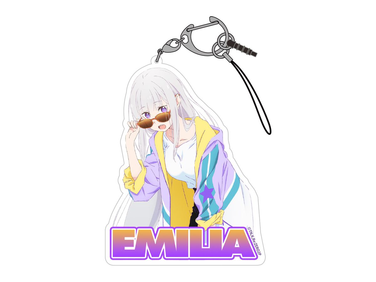 Re: Zero Starting Life in Another World: Emilia Design Acrylic Multi Keychain