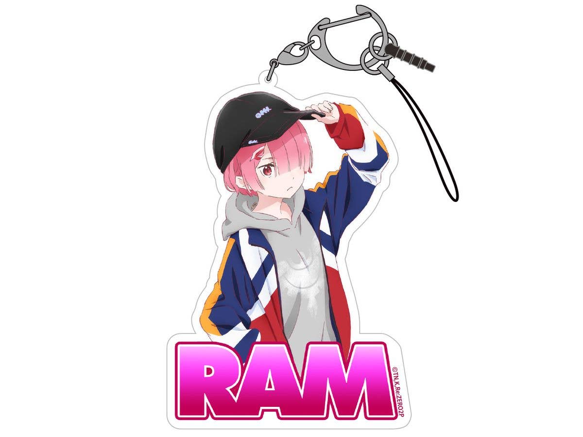 Re:Zero Starting Life In Another World: Ram Design Acrylic Multi-Keychain