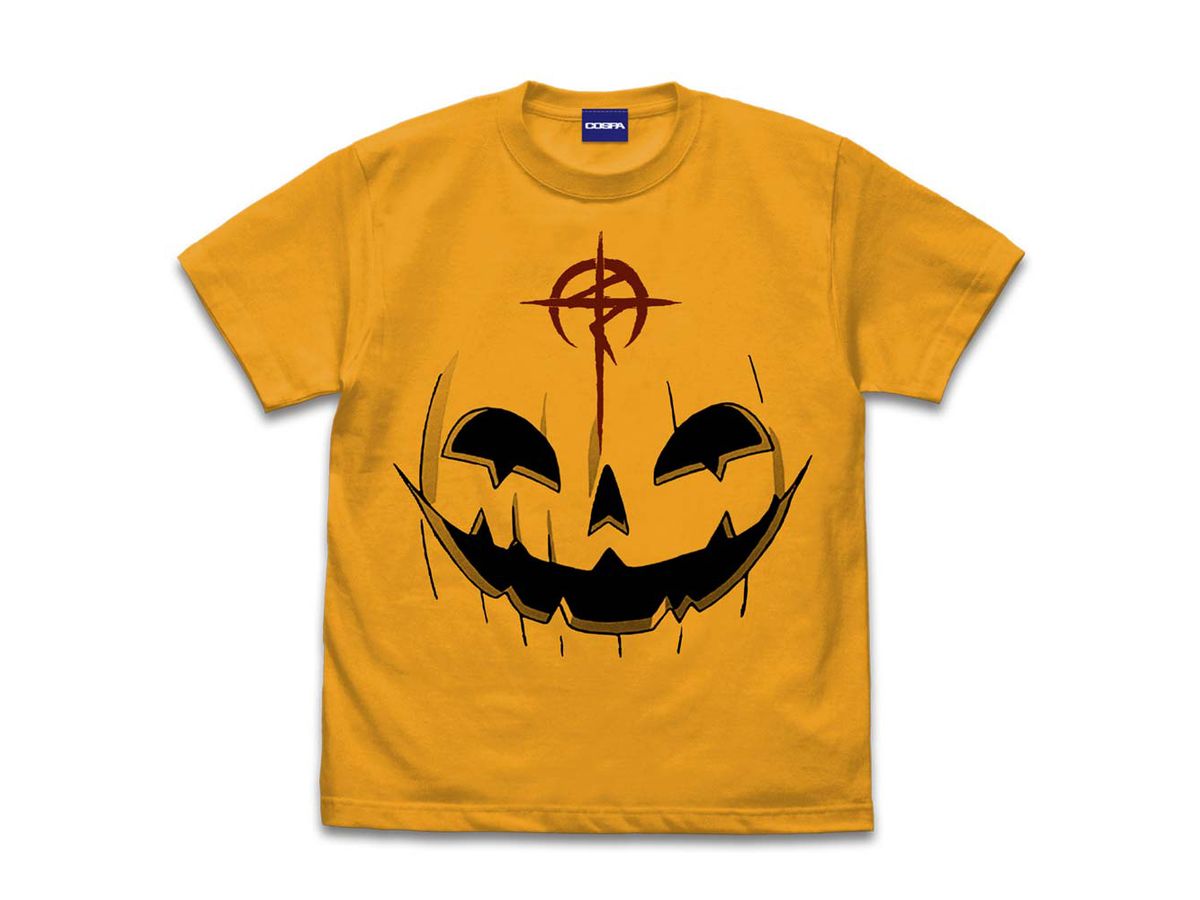 Mobile Suit Gundam Hathaway's Flash: Pumpkin Mask Face T-Shirt / Gold-L