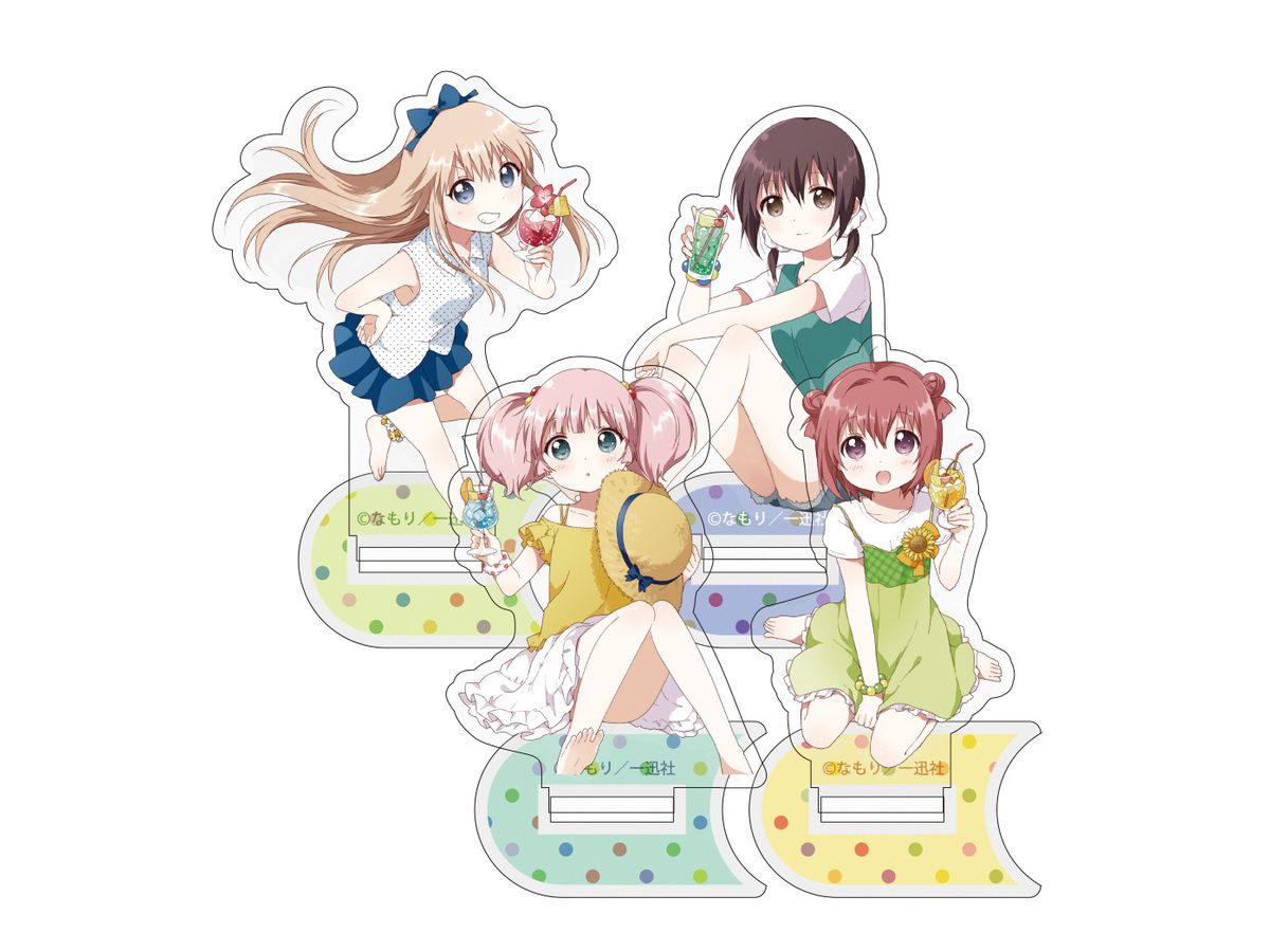 YuruYuri: Akari, Kyoko, Yui, Chinatsu The Amusement Club Meeting Acrylic Stand