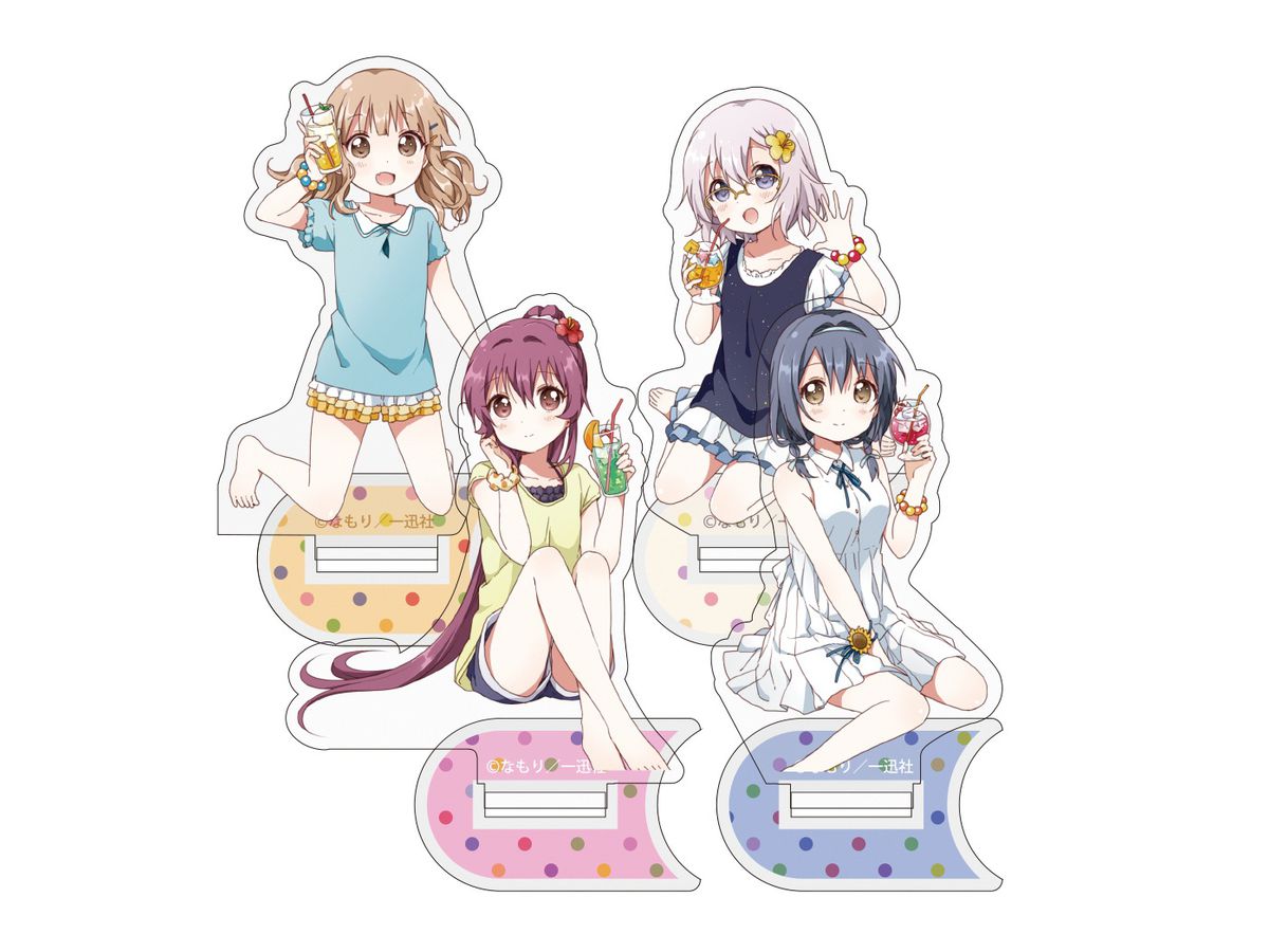 YuruYuri: Ayano, Chitose, Sakurako, Himawari Student Council Meeting Acrylic Stand