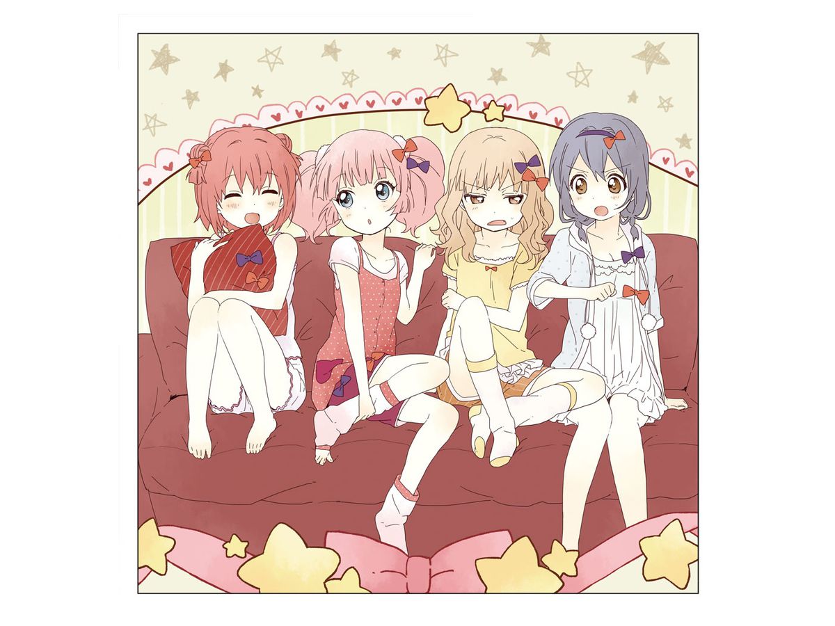 YuruYuri: Akari, Chinatsu, Sakurako, Himawari Cushion Cover