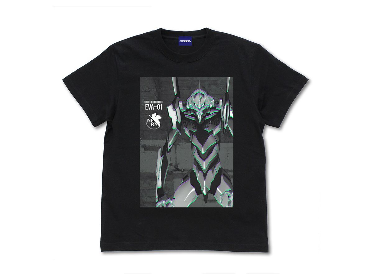 EVANGELION: Eva Unit 1 Effect Visual T-shirt BLACK L