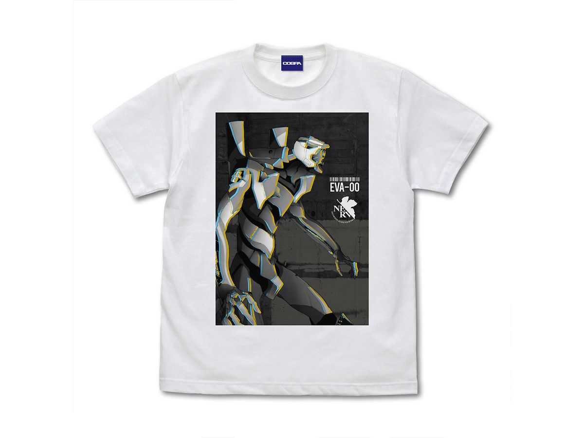 Evangelion: Eva Unit 0 Effect Visual T-Shirt / White-Xl