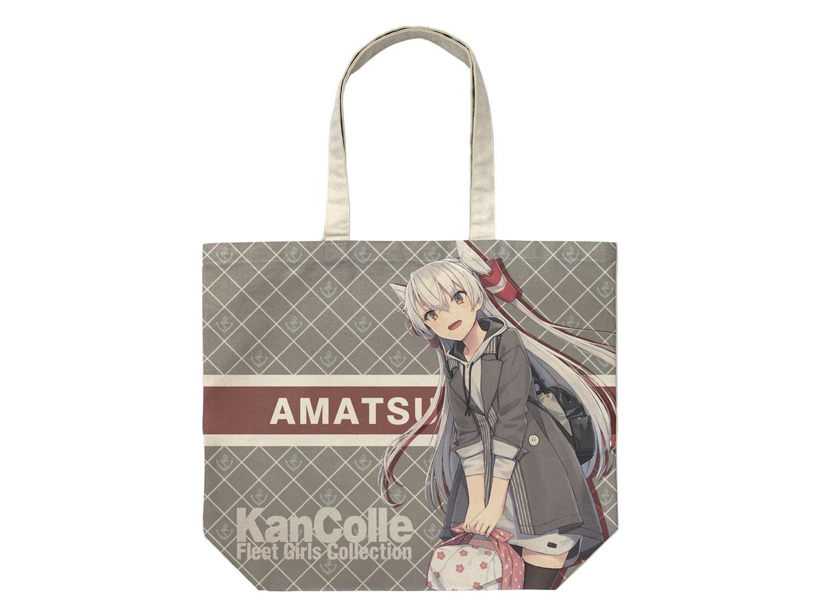 Kancolle: Amatsukaze Going Out Mode Full Graphic Large Tote NATURAL