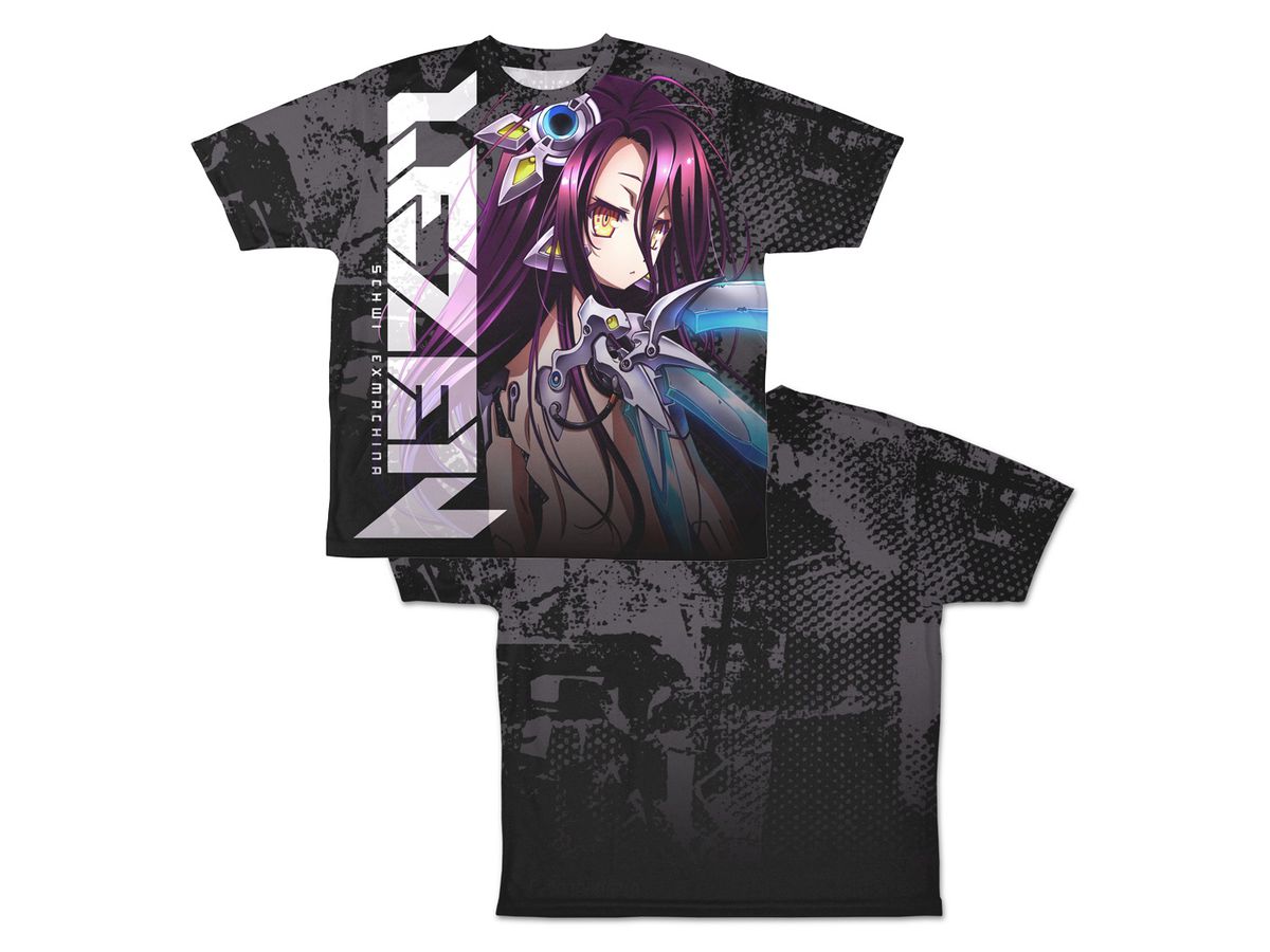 No Game No Life Zero: Shuvi Double-sided Full Graphic T-shirt Ver.4.0 BLACK M