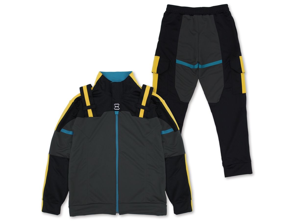 Mobile Suit Gundam: Hathaway's Flash: Hathaway Pilot Suit Design Jersey (Top and Bottom Set)  XL