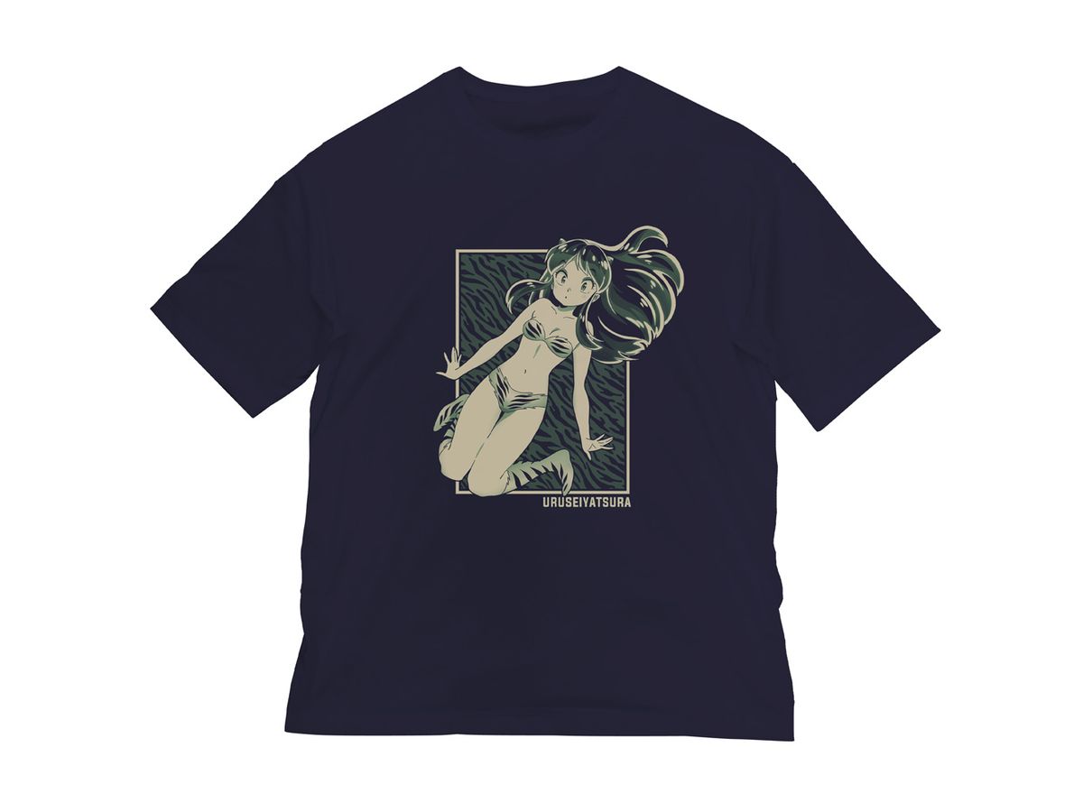 Tv Anime Urusei Yatsura: Lum Big Silhouette T-Shirt / Navy-L