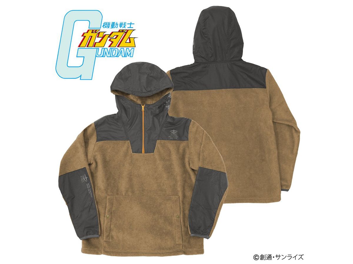 Gundam: Earth Federation Space Force Design Fleece Jacket L