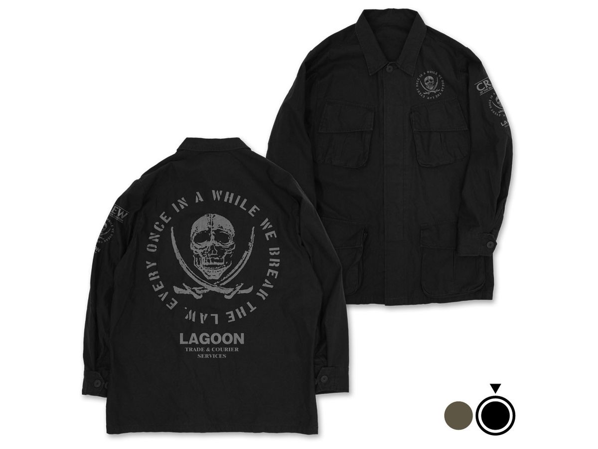 Black Lagoon: Lagoon Shokai Fatigue Jacket BLACK M