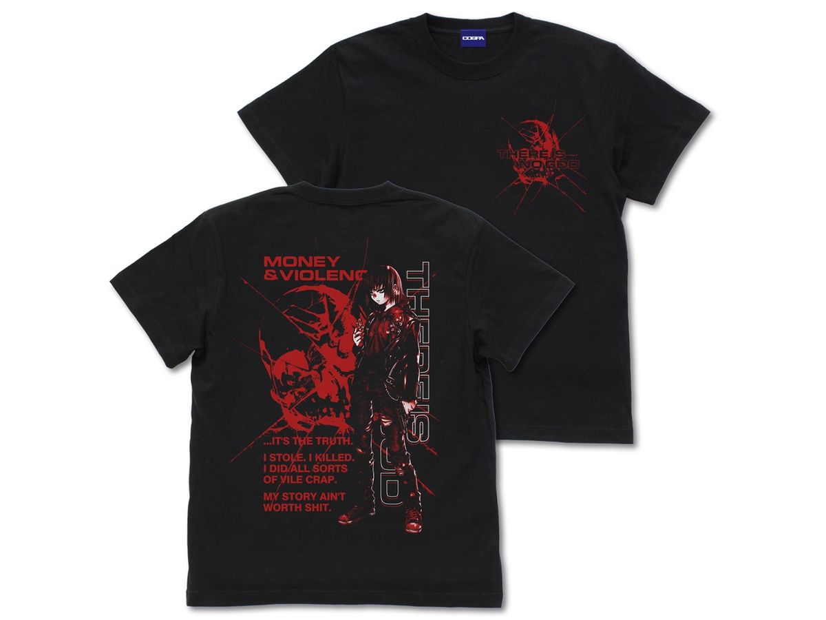 Black Lagoon: Revy T-shirt Girls' Generation Ver. BLACK L