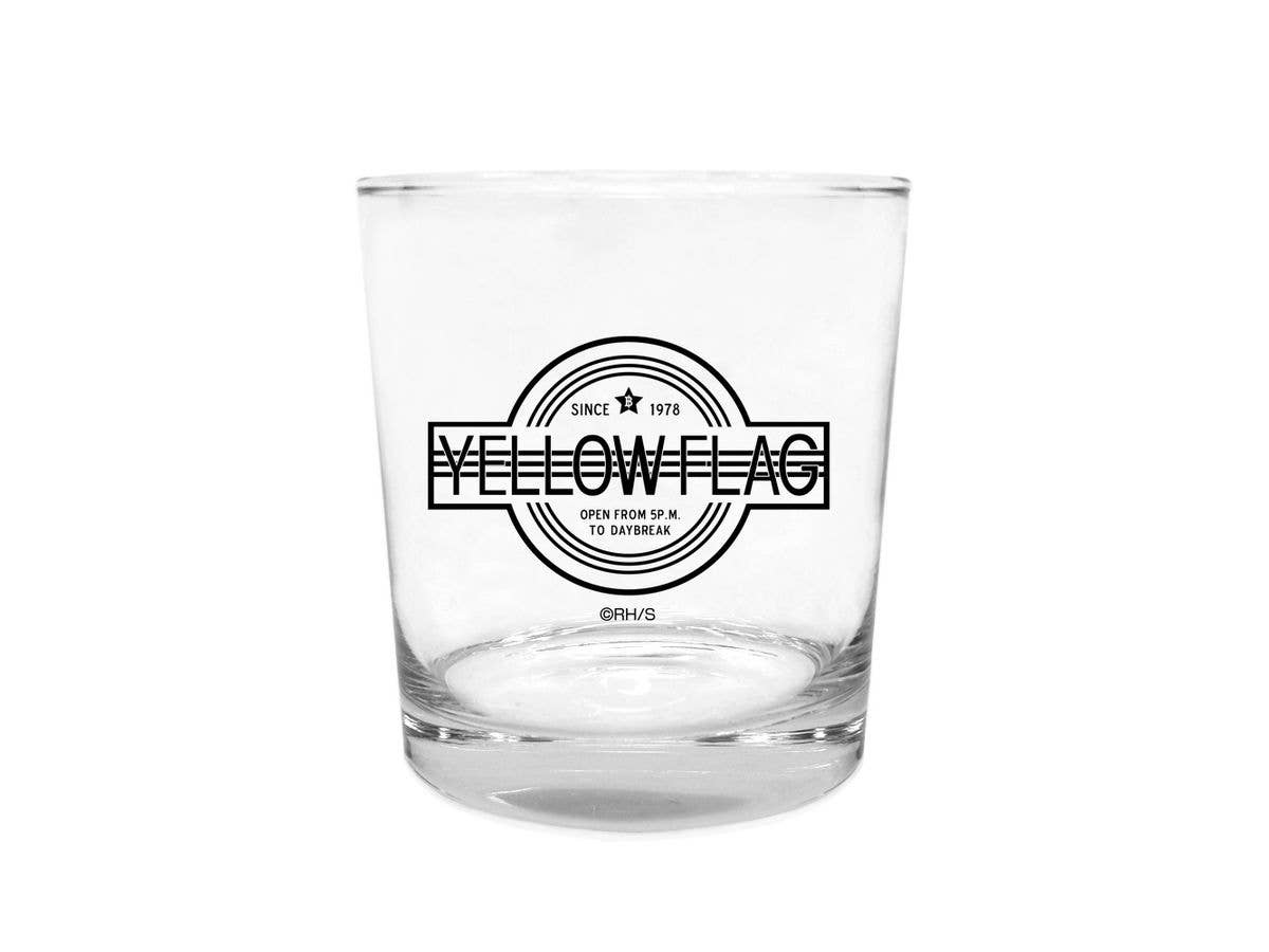 Black Lagoon: Yellow Flag Rocks Glass