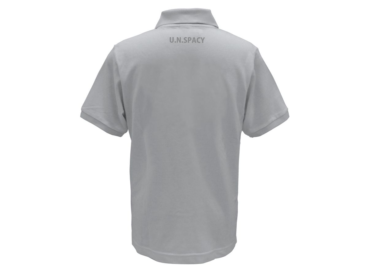 Super Dimension Fortress Macross: United Forces Embroidered Polo Shirt/Gray-Xl