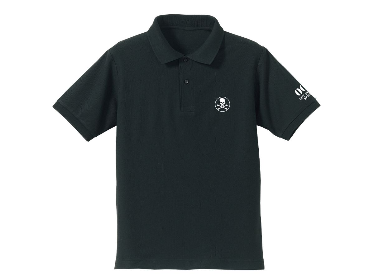 Super Dimension Fortress Macross: Roy Focker Embroidered Polo Shirt/Black-M