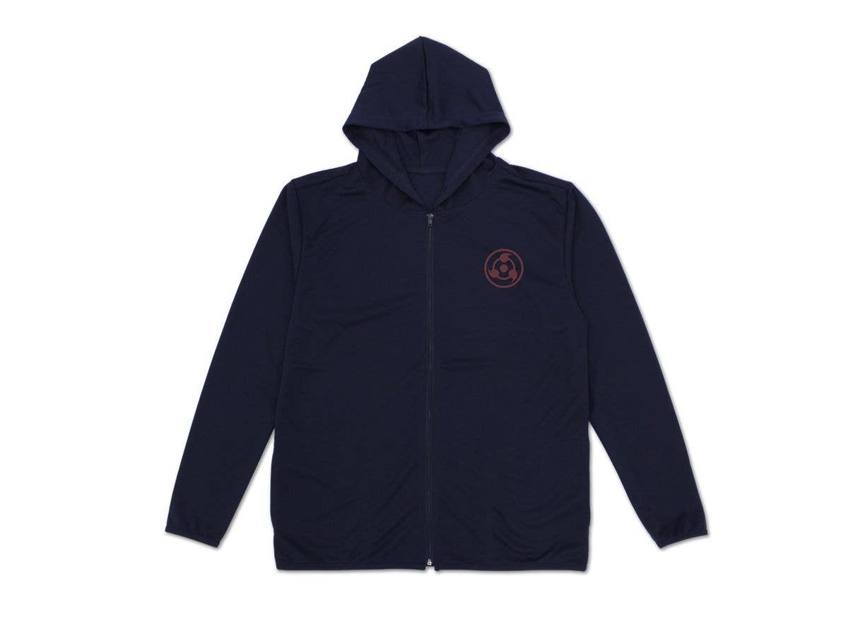 NARUTO: Sharingan Thin Dry Hoodie NAVY L