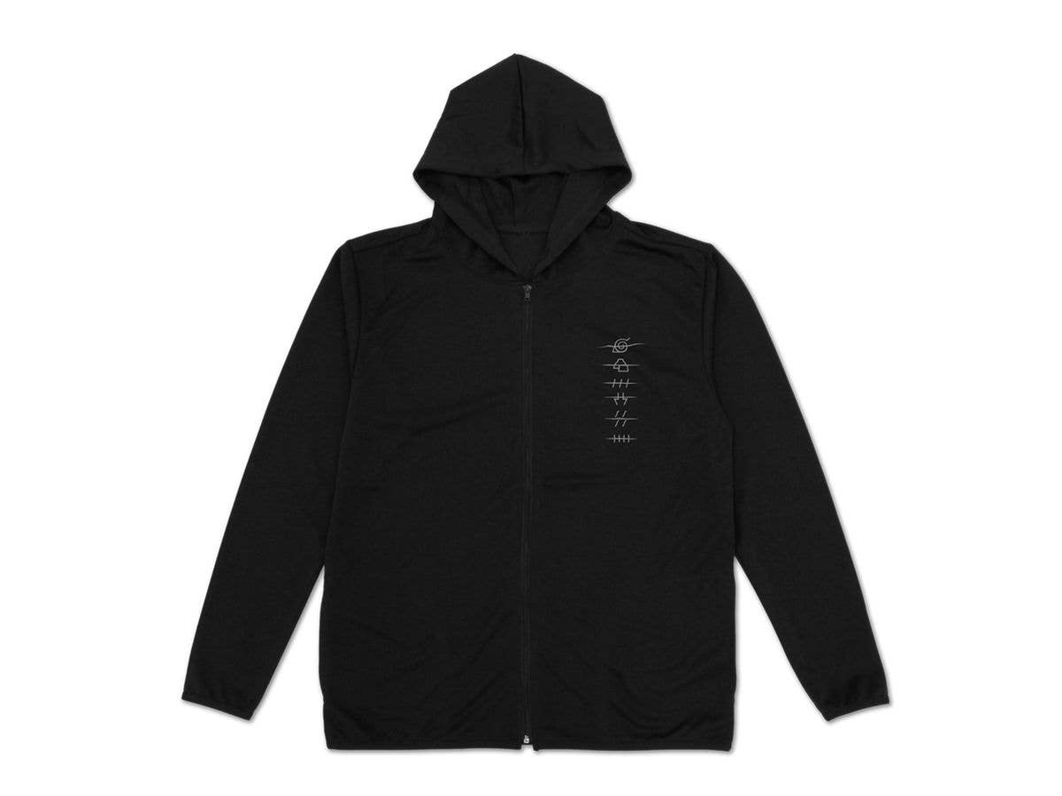 NARUTO: Akatsuki Thin Dry Hoodie BLACK XL