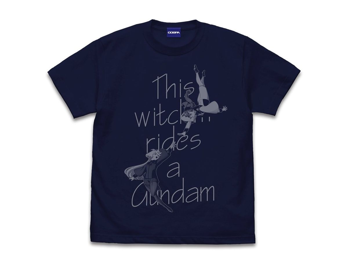 Mobile Suit Gundam The Witch From Mercury: Suletta & Miorine T-shirt NAVY L