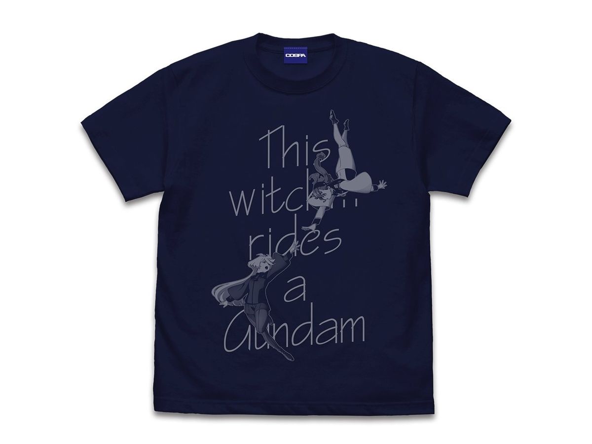 Mobile Suit Gundam The Witch From Mercury: Suletta & Miorine T-shirt NAVY XL
