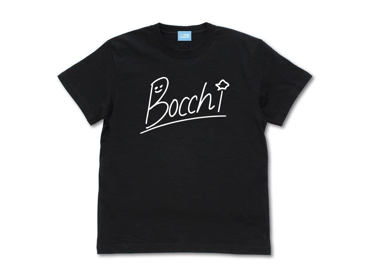 Anime Bocchi the Rock!: Bocchi-chan's Autograph T-Shirt / BLACK-XL