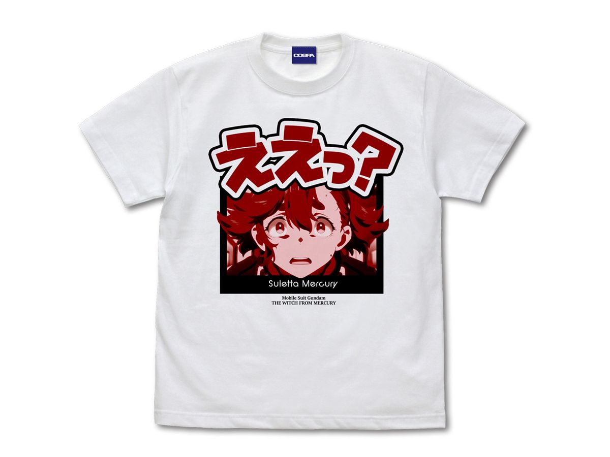 Mobile Suit Gundam The Witch From Mercury: Suletta Eh? T-shirt WHITE M