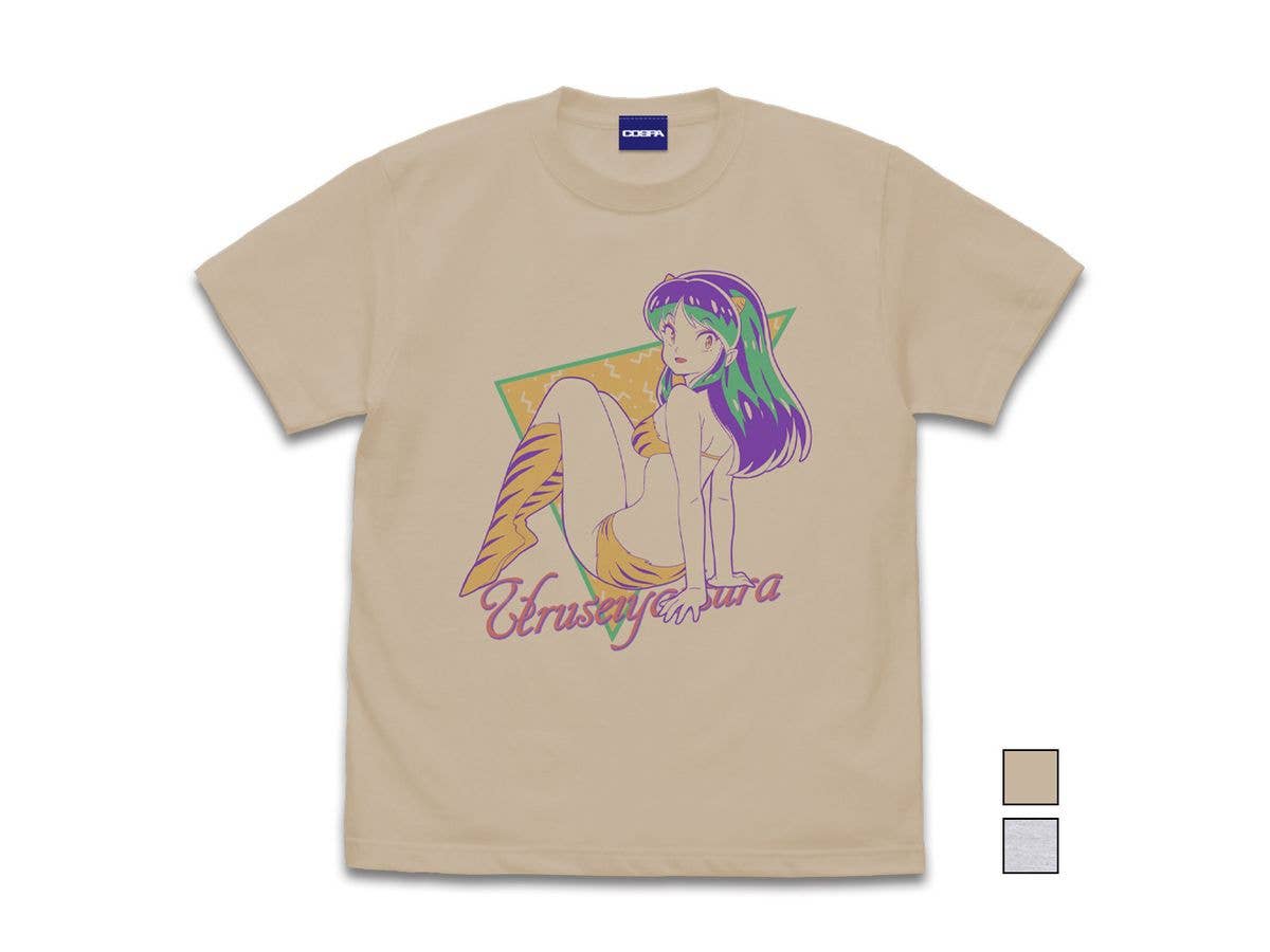Urusei Yatsura: Lum Retro Pop T-Shirt / Light Beige-Xl