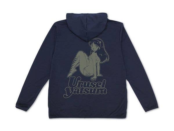TV Animation Urusei Yatsura Lum Thin Dry Hoodie NAVY S