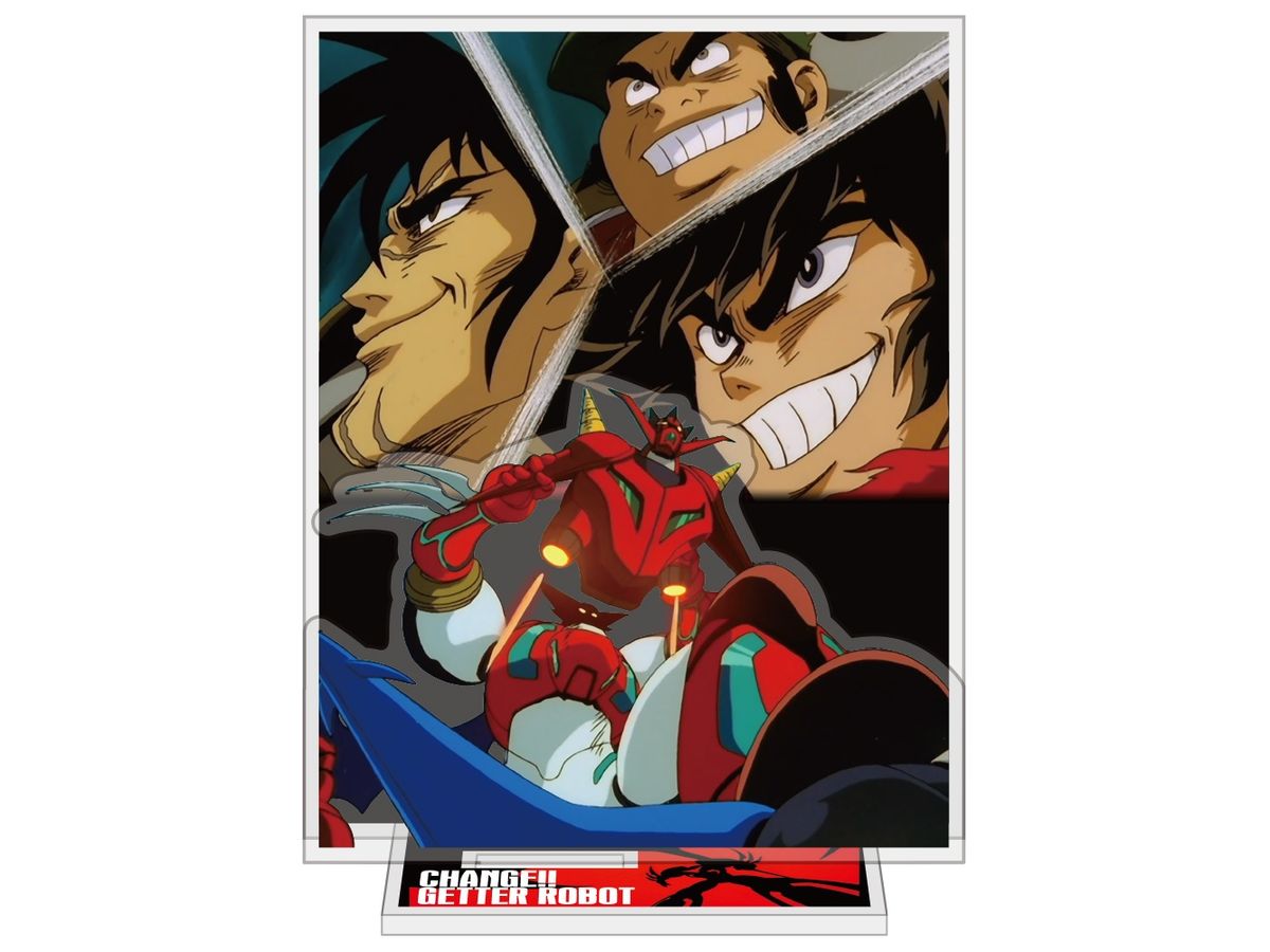 Change Getter Robo!! The Last Day of the World: We Can Unite Even if We Close our Eyes Famous Scene Acrylic Stand