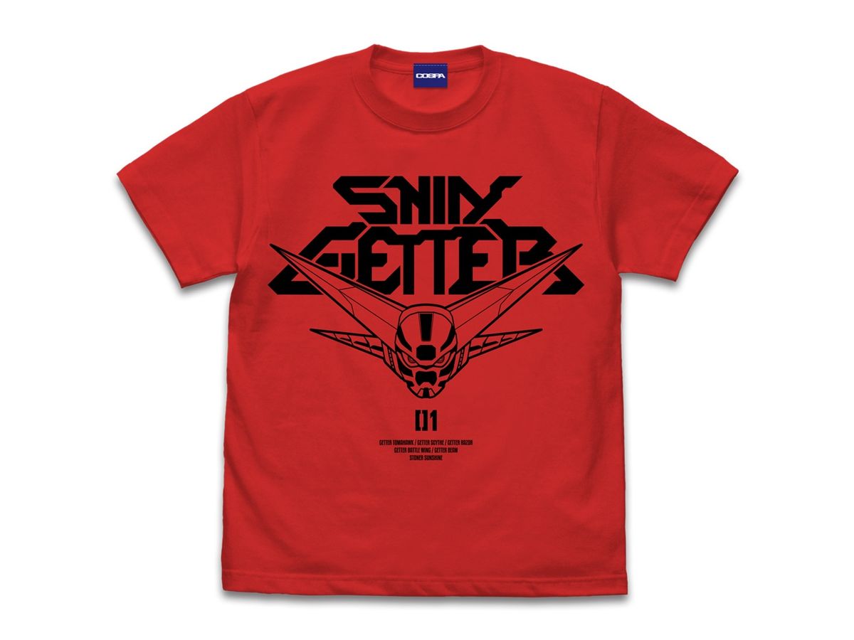 Change Getter Robo!! The Last Day of the World: Shin Getter 1 Icon T-shirt HIGH RED M