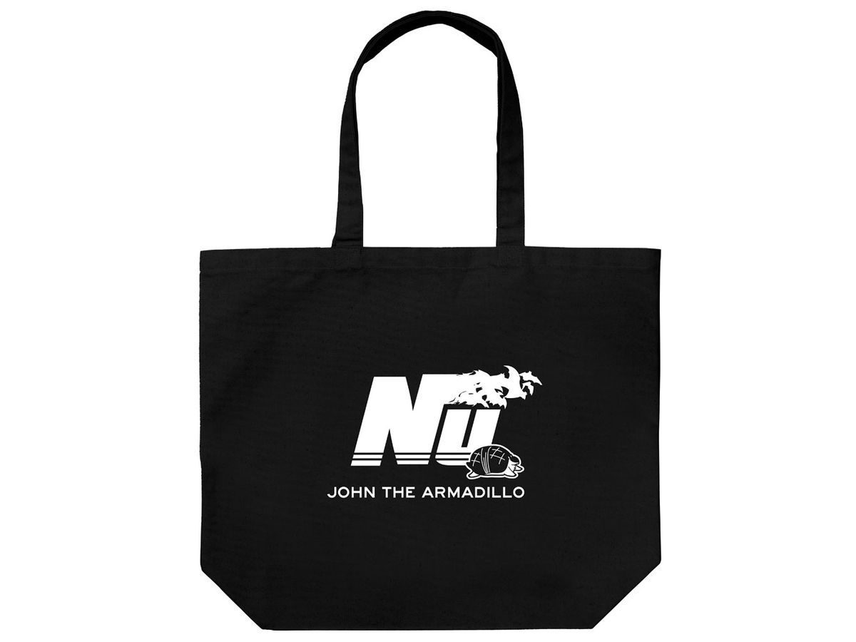 The Vampire Dies In No Time2: John the Armadillo Logo Large Tote