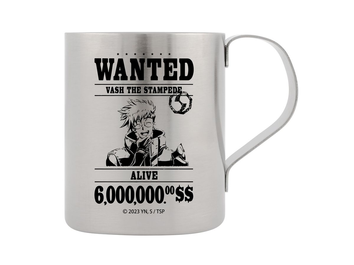 TRIGUN STAMPEDE: Vash's Wanted Double Layer Stainless Mug