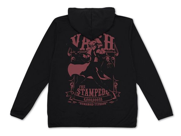 TRIGUN STAMPEDE: Vash the Stampede Thin Dry Hoodie BLACK XL