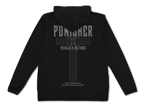 TRIGUN STAMPEDE: Nicholas D. Wolfwood Thin Dry Hoodie BLACK XL