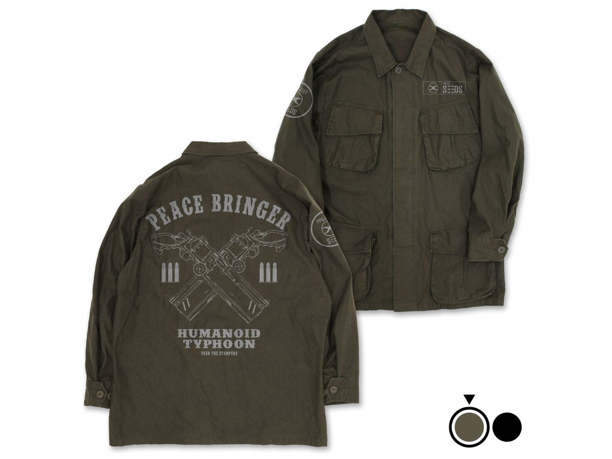 TRIGUN STAMPEDE: Peace Bringer Fatigue Jacket MOSS M