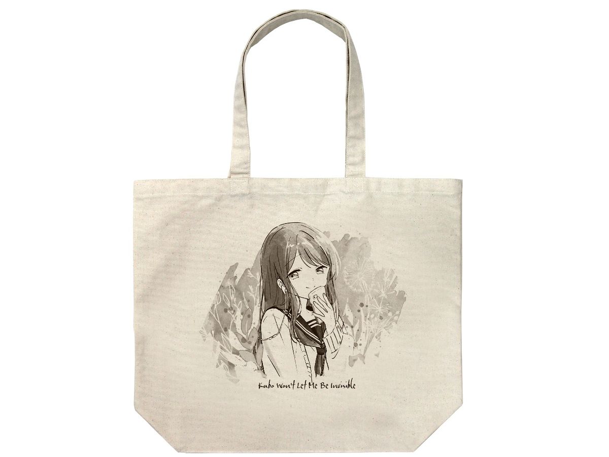 Kubo Won't Let Me Be Invisible: Kubo-san Large Tote NATURAL