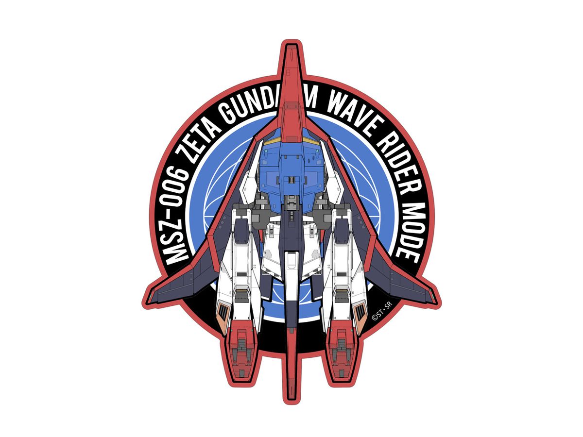 Zeta Gundam: Drawing Wave Rider Sticker