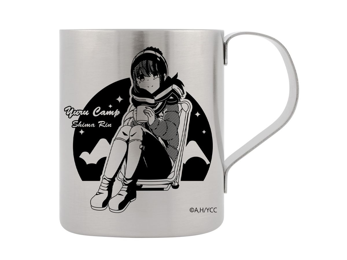 Laid-Back Camp: Winter Camp Rin Shima Double-Layer Stainless Steel Mug