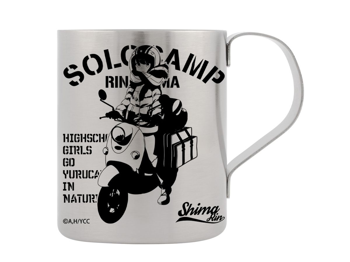 Laid-Back Camp: Rin Shima & Scooter Double-Layer Stainless Steel Mug Ver2.0