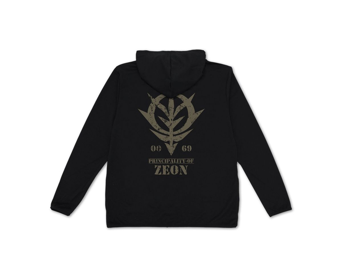 Mobile Suit Gundam: Zeon Armed ForcesThin Dry Hoodie BLACK XL