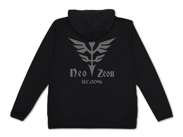 Mobile Suit Gundam UC: Neo Zeon Thin Dry Hoodie BLACK XL