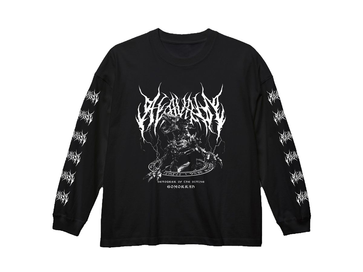 Bayonetta: Gomora Big Silhouette Long Sleeve T-shirt BLACK L