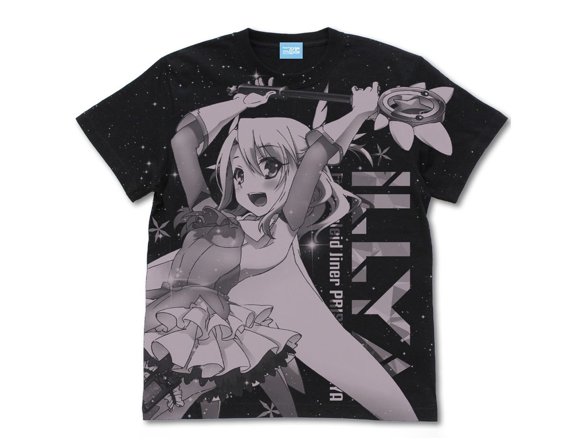 Fate/kaleid liner Prisma Illya: Illya All Print T-shirt Ver.2.0 BLACK L