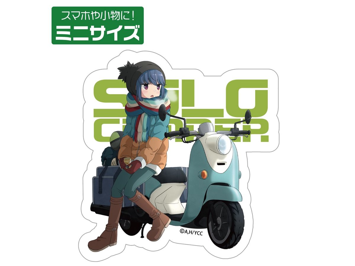 Laid-Back Camp: Rin Shima Mini Sticker