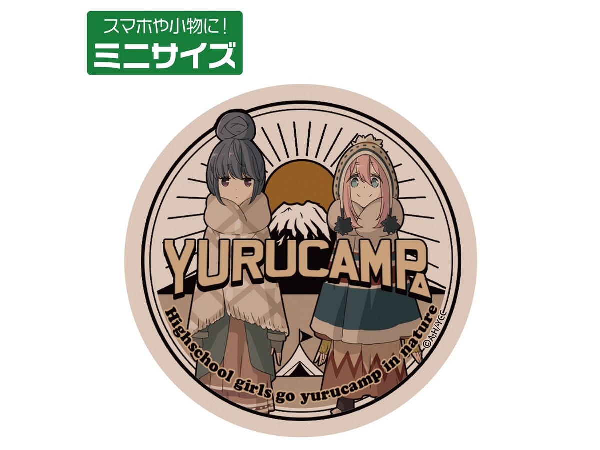Laid-Back Camp: Nadeshiko & Rin Mini Sticker