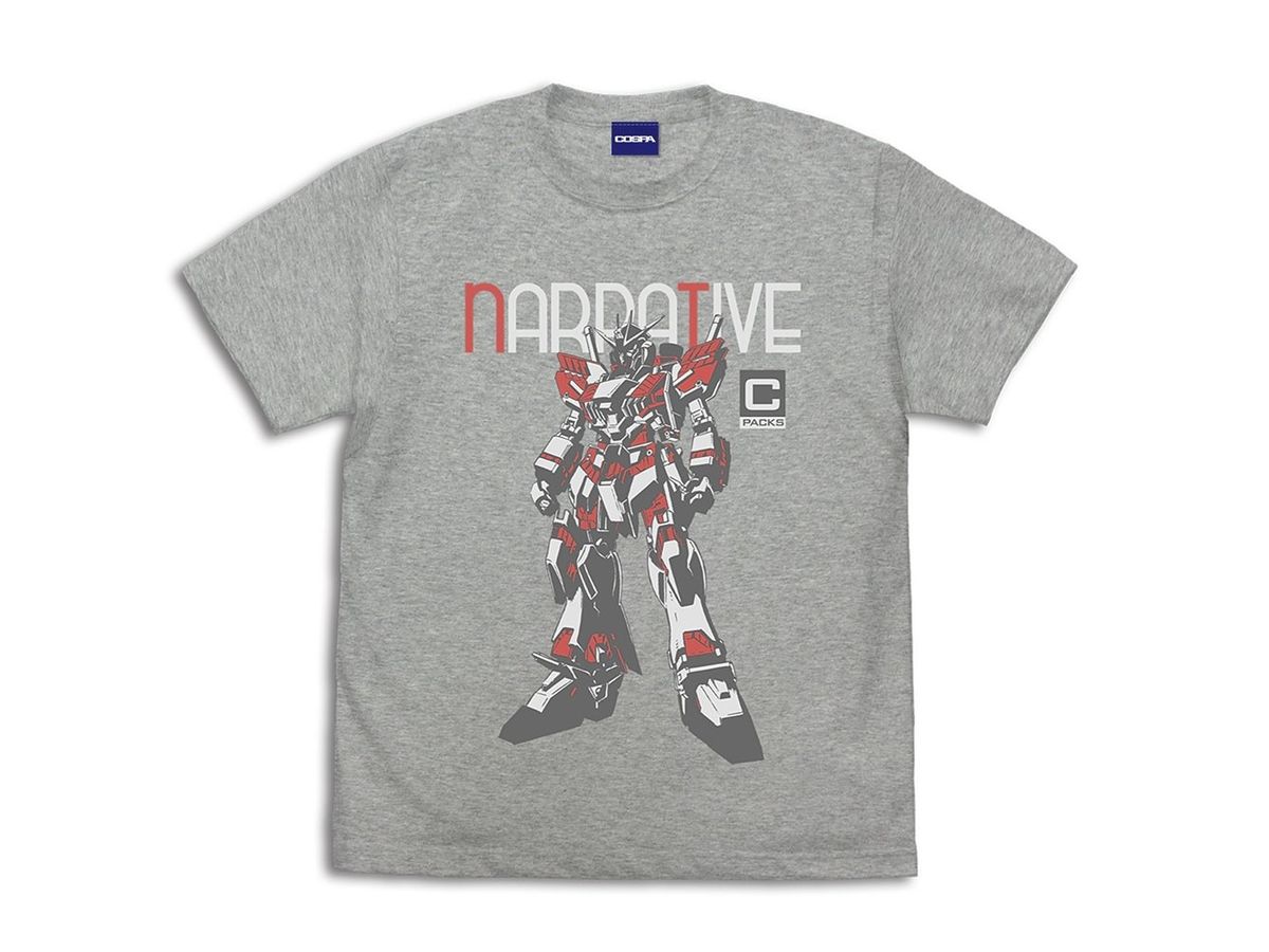 Mobile Suit Gundam Narrative: Narrative Gundam C Equipment T-shirt MIX GRAY M