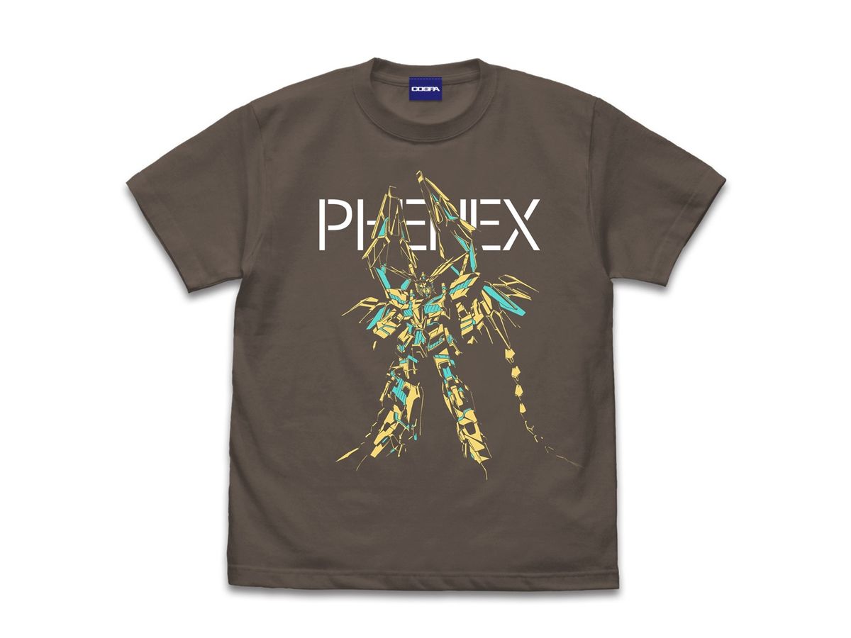Mobile Suit Gundam Narrative: Unicorn Gundam Unit 3 Phenex T-shirt CHARCOAL XL
