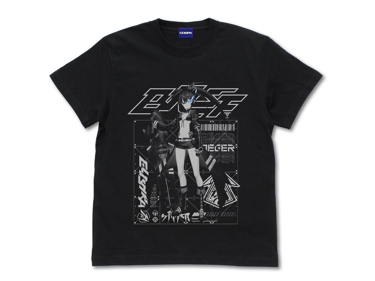 Black Rock Shooter : Elishka T-shirt BLACK S