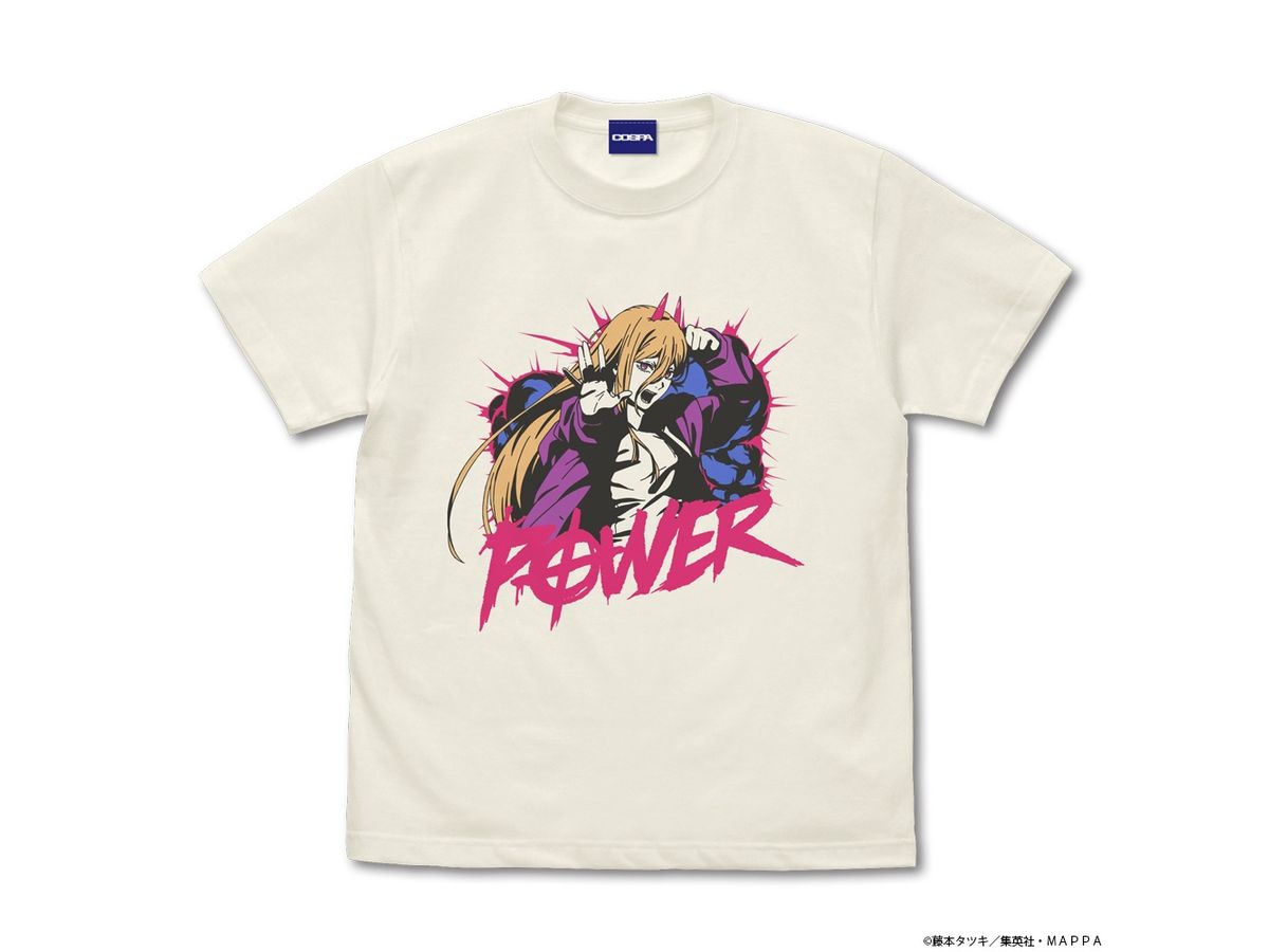 Chainsaw Man: Power T-shirt VANILLA WHITE XL